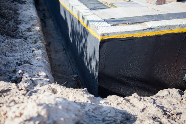 Residential Wet Basement Repair installation at a Dunbridge, OH home by SJ Waterproofing Pros